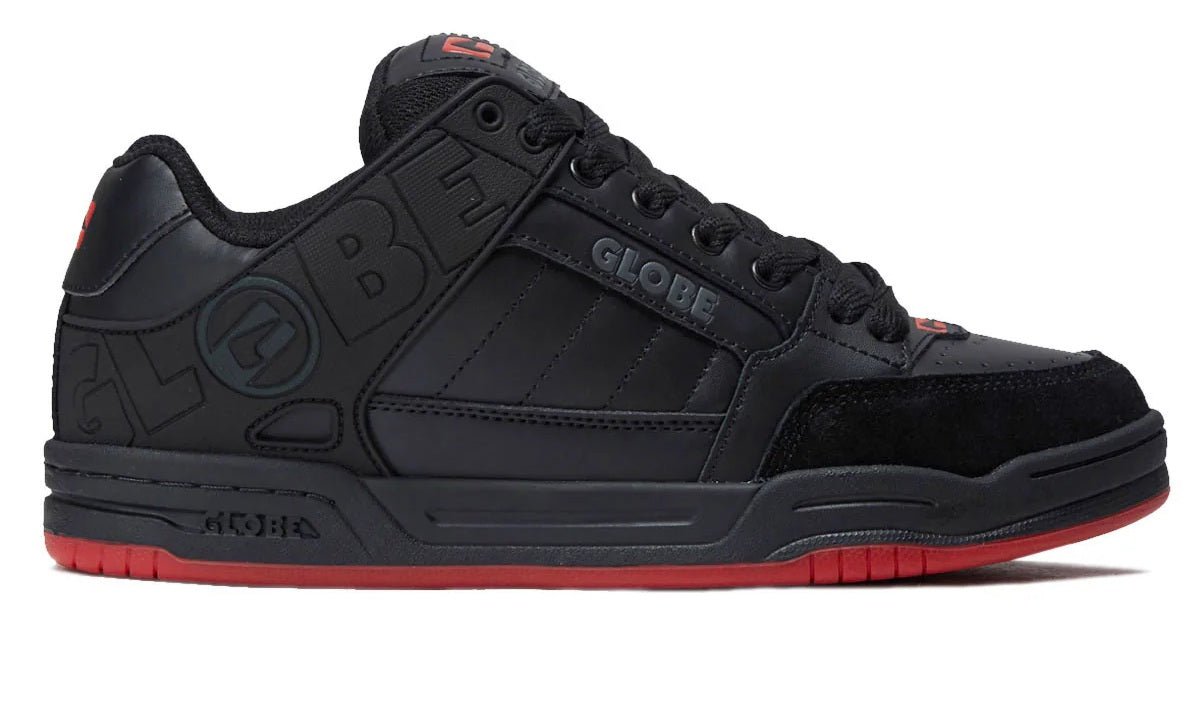 Globe, Globe TILT - black/red/charcoal, Scarpe, Globe TILT - black/red/charcoal