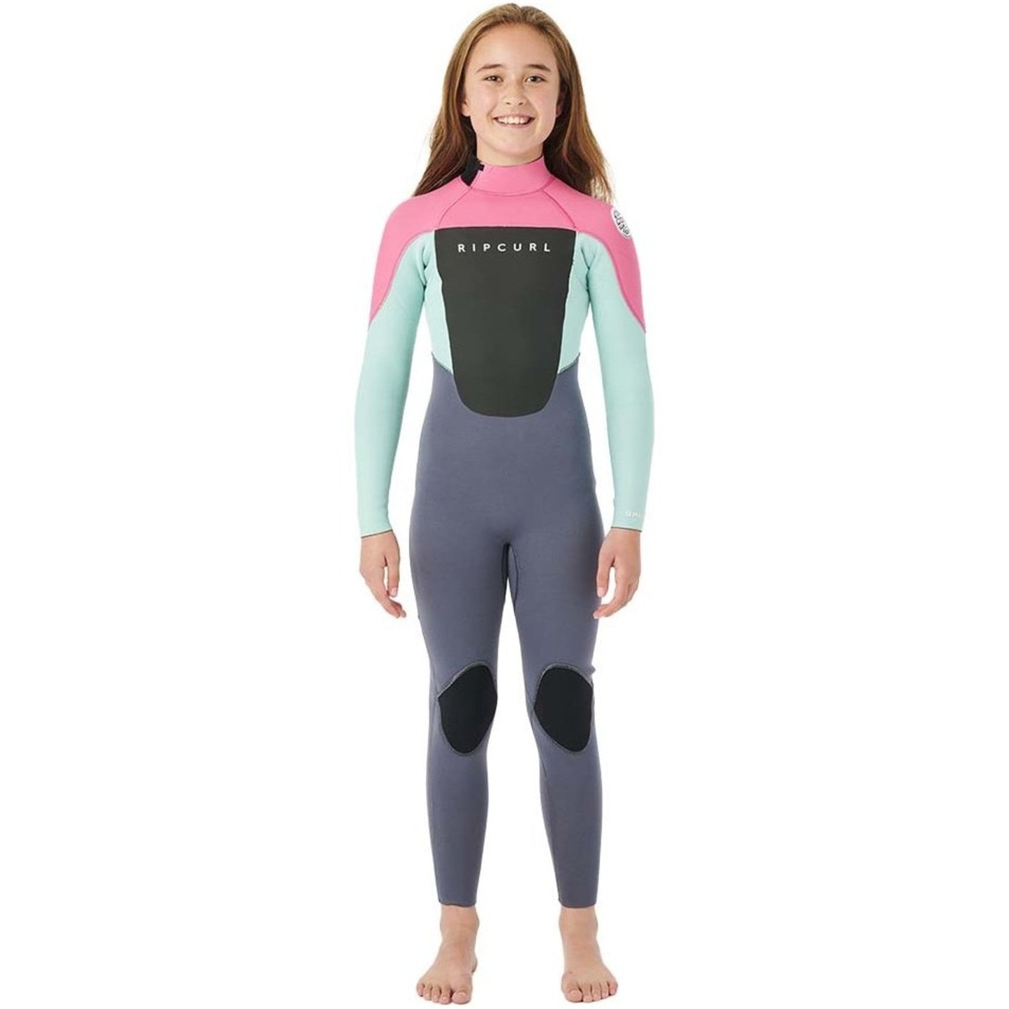 Rip Curl, Rip Curl Omega Girls 43mm Back Zip Wetsuit Pink, mute, Rip Curl Omega Girls 43mm Back Zip Wetsuit Pink