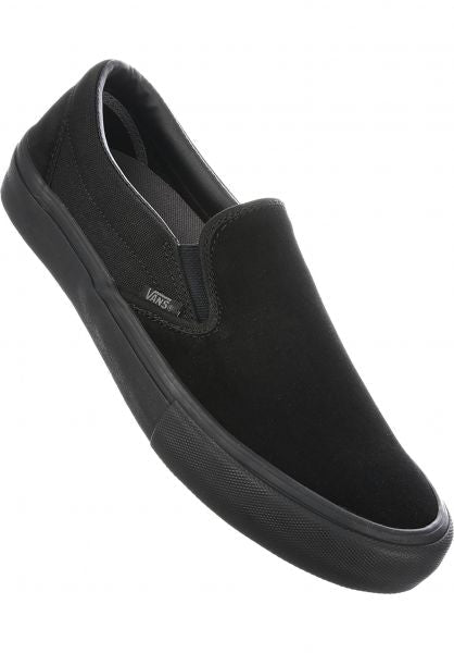 Vans, VANS SLIPON PRO BLACK, Scarpe, VANS SLIPON PRO BLACK