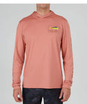 Golden Mahi Hood Sunshirt - Coral