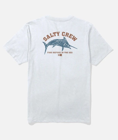 Bill Fishing Ss Tee - White