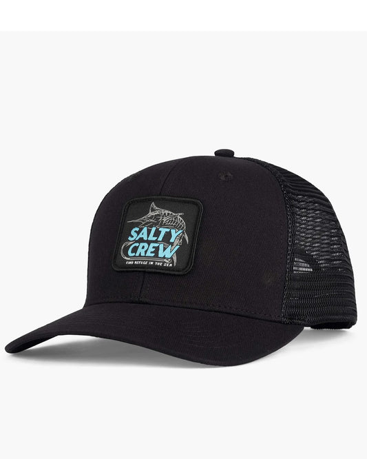 Hook Up Twill Retro Trucker - Black
