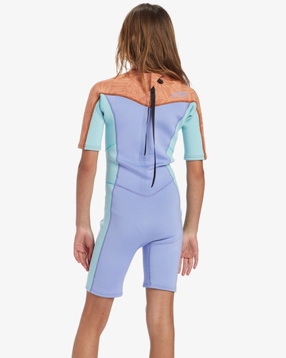Billabong, 2mm Foil - Muta estiva a maniche corte con zip posteriore da Bambini 4 - 16, mute, 2mm Foil - Muta estiva a maniche corte con zip posteriore da Bambini 4 - 16