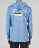 Ahi Mount Hood Sunshirt - Marine Blue