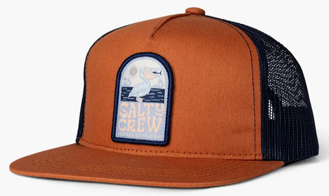 Seaside Boys Trucker - Rust Navy