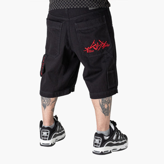 The blueskin jeans baggy logo red