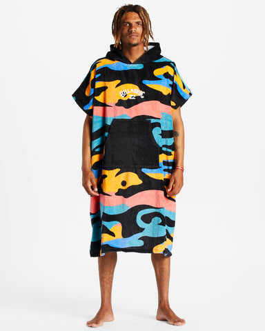 mens hooded SUS poncho