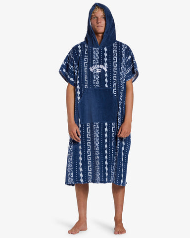 mens hooded DNB poncho