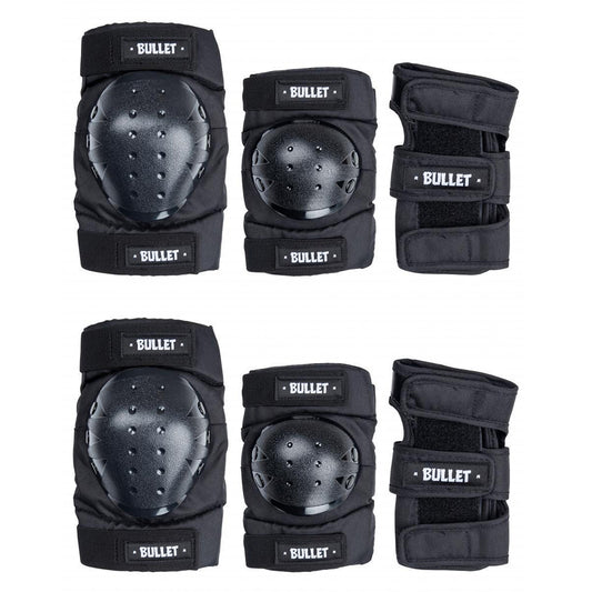 BULLET KIT PROTEZIONI PROFESSIONALI POLSIERE GOMITIERE GINOCCHIERE ADULTO + 50 KG