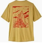 Patagonia Men's Capilene® Cool Daily Shirt - Cloud Crag - Limestone Yellow - Light Limestone Yellow X-Dye