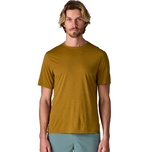 Patagonia M's Cap Cool Ultra Shirt - Bobcat Brown: Light Bobcat Brown X-Dye
