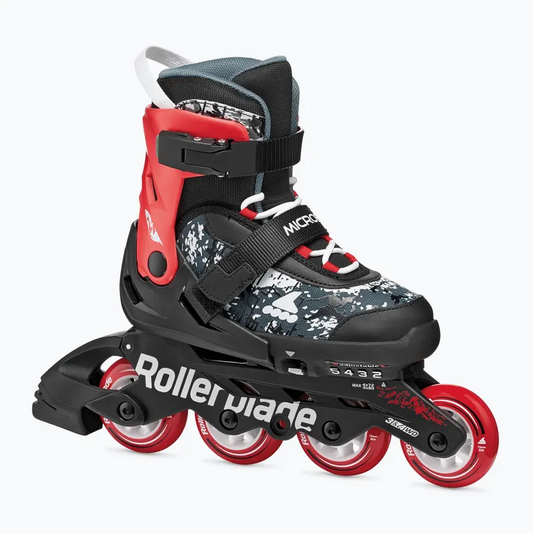 Pattini per bambini Rollerblade Microblade SL Jr black/red