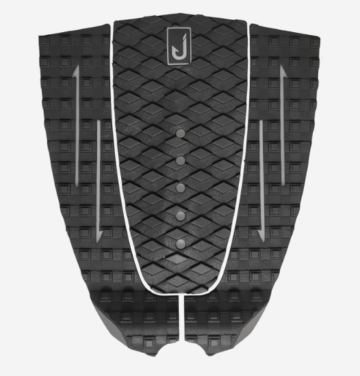 Just Traction surf - 3-pieces - Arch - Round - Black, JUST