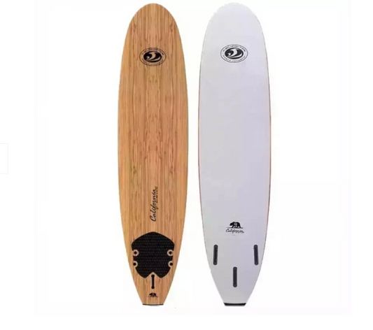 CBC FUN 7'0" CALIFORNIA BEAR SERIES WOOD SOFTBOARD