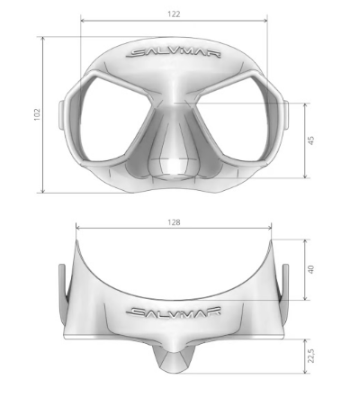 Maschera Sub SALVIMAR HATHOR ANTI FOG MASK