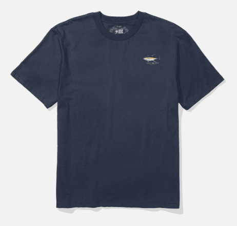 Salty Crew, Ahi Classic Tee - Navy, T-Shirt, Ahi Classic Tee - Navy