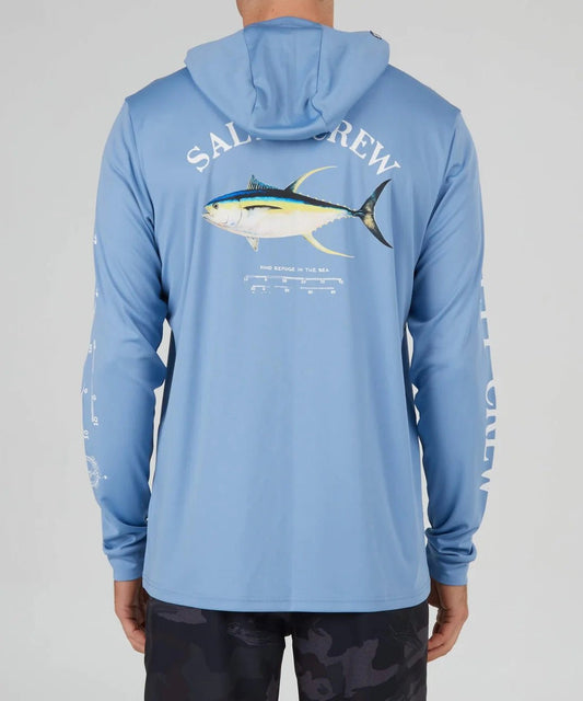 Salty Crew, Ahi Mount Hood Sunshirt - Marine Blue, T-Shirt, Ahi Mount Hood Sunshirt - Marine Blue