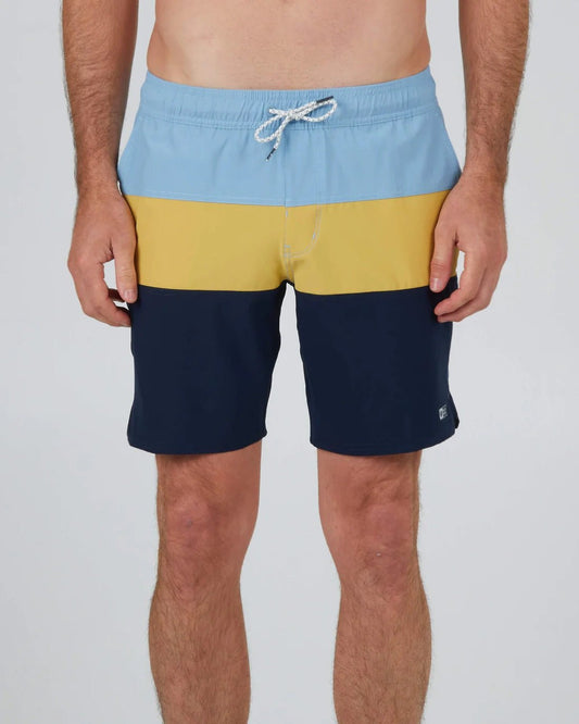 Salty Crew, Beacons 2 Elastic Boardshort - Seaweed, Costumi, Beacons 2 Elastic Boardshort - Seaweed