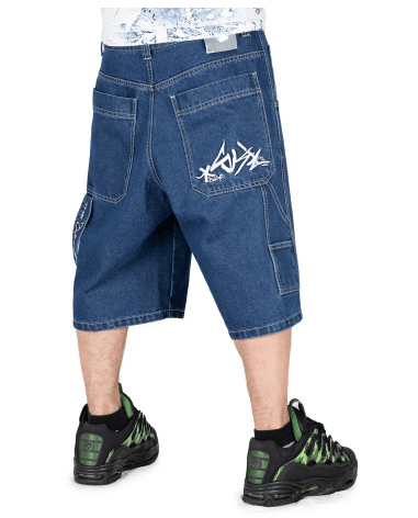 blueskin, Blueskin Bermuda Baggy Uomo Blu Stone Wash Medio Hip Hop Skate, Bermuda, Blueskin Bermuda Baggy Uomo Blu Stone Wash Medio Hip Hop Skate