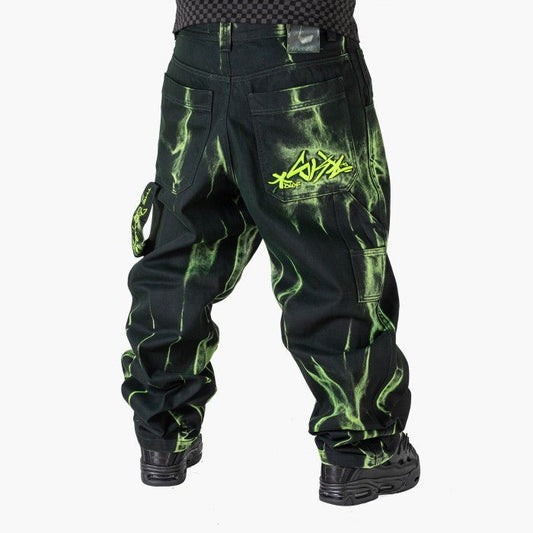 blueskin, BLUESKIN fluo SKATE RAP BAGGY HIP HOP, jeans, BLUESKIN fluo SKATE RAP BAGGY HIP HOP