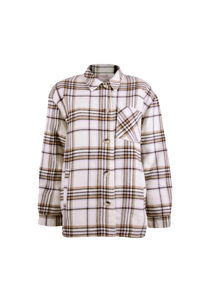 BOLT, BOLT OVERSIZED COTTON FLANNEL OVERSHIRT, camicie, BOLT OVERSIZED COTTON FLANNEL OVERSHIRT