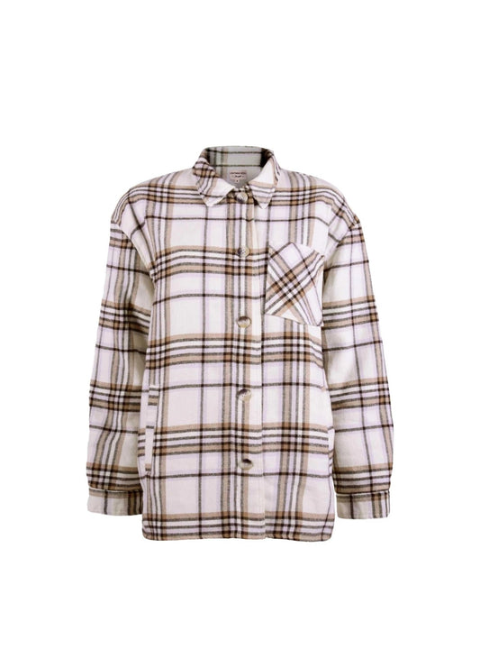 BOLT, BOLT OVERSIZED COTTON FLANNEL OVERSHIRT, camicie, BOLT OVERSIZED COTTON FLANNEL OVERSHIRT