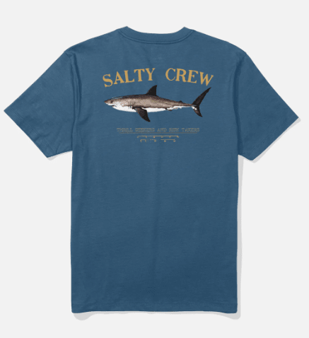 Salty Crew, Bruce S/S Tee - Cast Blue, T-Shirt, Bruce S/S Tee - Cast Blue