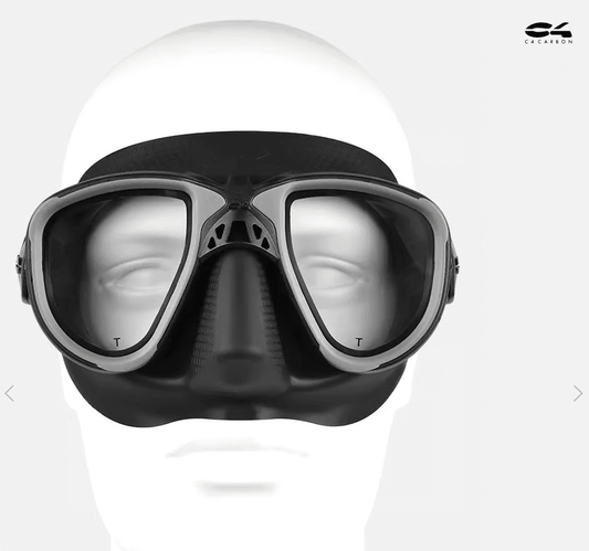 c4, C4 Carbon - MARTIAN Black Mask, accessori da apnea, C4 Carbon - MARTIAN Black Mask