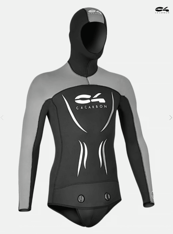 c4, C4 Carbon - VERTICAL UP Wetsuit - 3mm Jacket Man, accessori da apnea, C4 Carbon - VERTICAL UP Wetsuit - 3mm Jacket Man