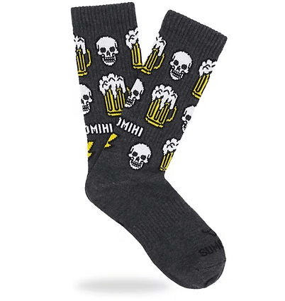 Radical Trick, Calze Sumomihi - Beer Skull Sock, , Calze Sumomihi - Beer Skull Sock