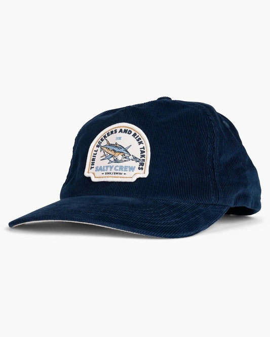 Salty Crew, Chaser Cord 5 Panel - Dark Slate, cappelli, Chaser Cord 5 Panel - Dark Slate