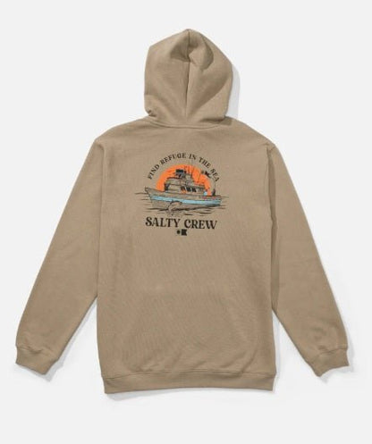 SALTY CREW, Day Charter Fleece - Stone, felpe, Day Charter Fleece - Stone