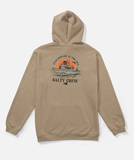 SALTY CREW, Day Charter Fleece - Stone, felpe, Day Charter Fleece - Stone