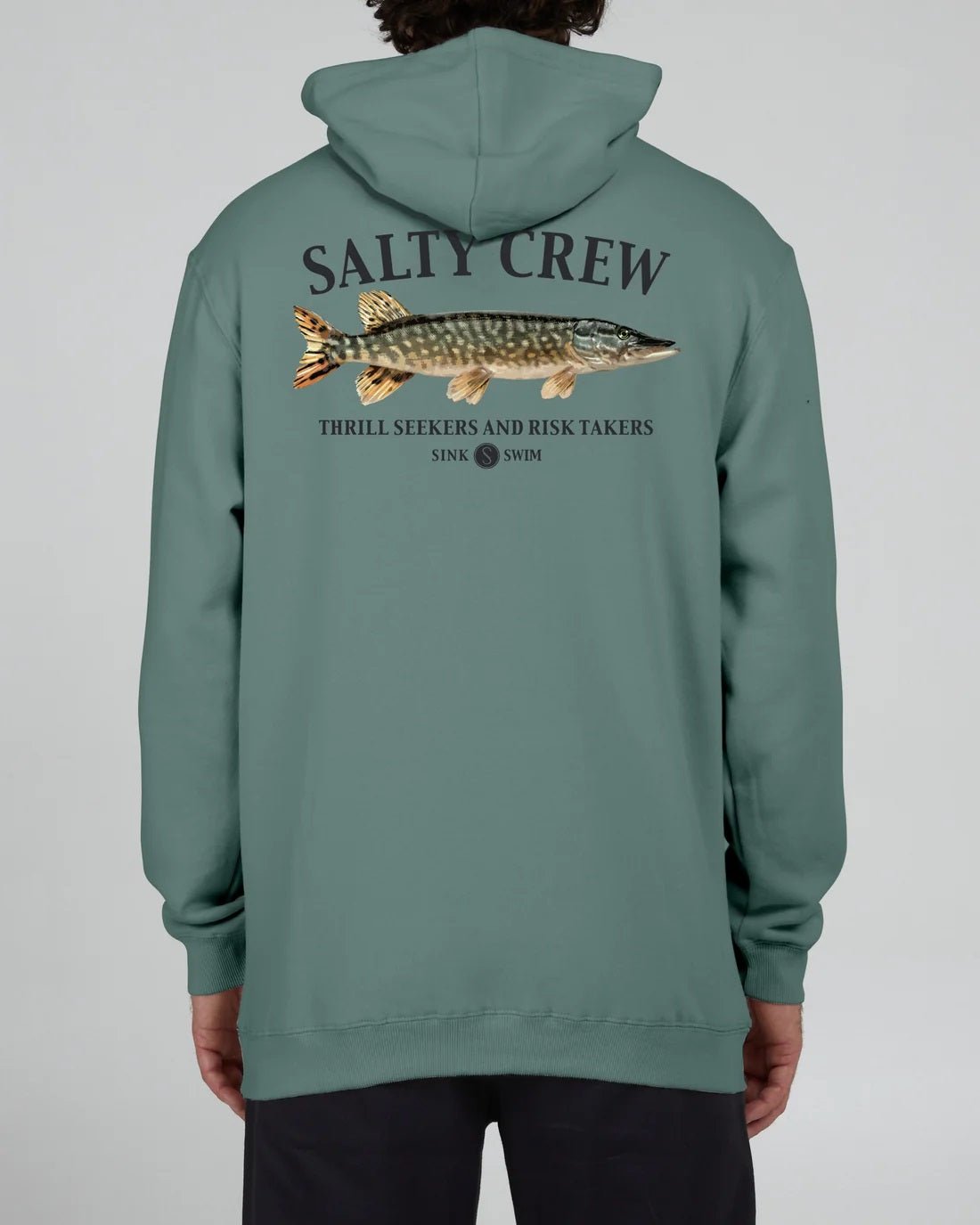 SALTY CREW, Euro Pike Hood Fleece - Mackerel, felpe, Euro Pike Hood Fleece - Mackerel
