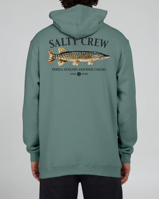 SALTY CREW, Euro Pike Hood Fleece - Mackerel, felpe, Euro Pike Hood Fleece - Mackerel