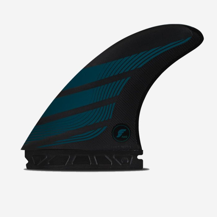 Futures, FAM2 ALPHA series Carbon petrol blue Thruster Set - Size L, FUTURES., Pinne, FAM2 ALPHA series Carbon petrol blue Thruster Set - Size L, FUTURES.