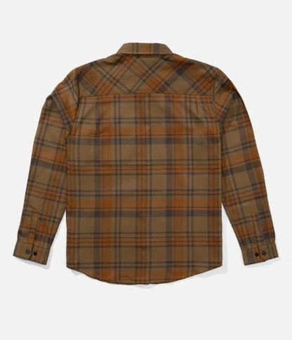 SALTY CREW, Fathom Ls Tech Flannel - Dark Brown, camicie, Fathom Ls Tech Flannel - Dark Brown