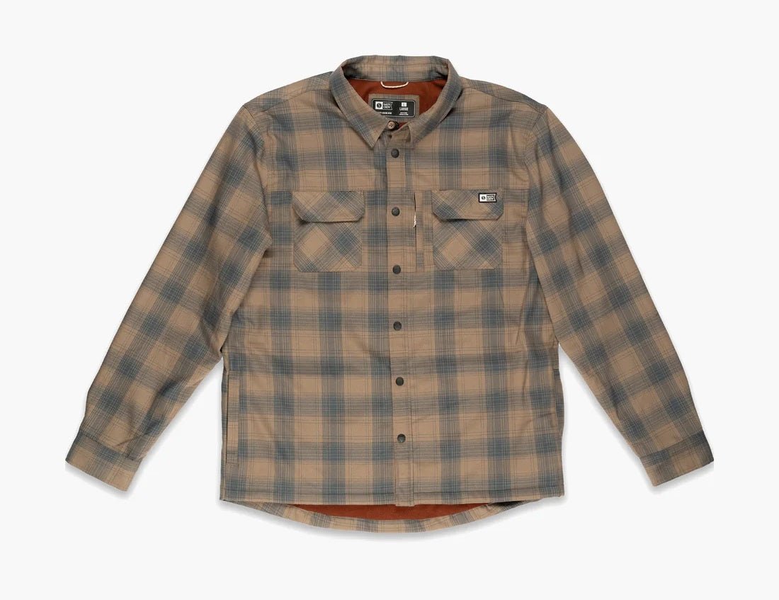 SALTY CREW, Fathom L/S Tech Shacket - Pewter, camicie, Fathom L/S Tech Shacket - Pewter
