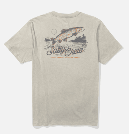 Salty Crew, Fish Fest Ss Tee - Moonbeam, T-Shirt, Fish Fest Ss Tee - Moonbeam