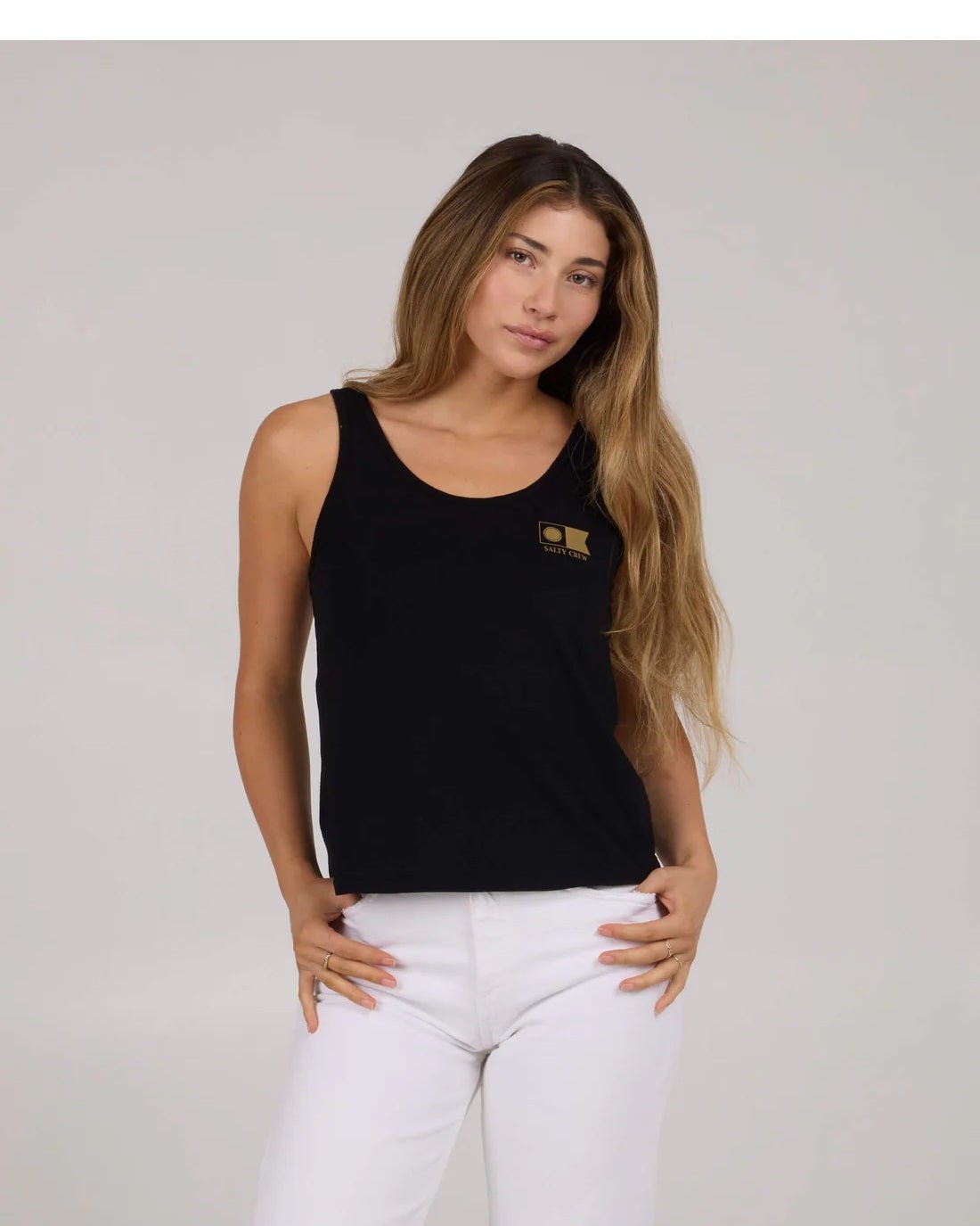 SALTY CREW, Flagship Classic Tank - Black, Donna, Flagship Classic Tank - Black