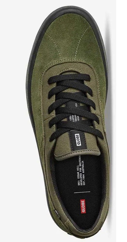 Globe, Globe Melbek - Olive / Black, Scarpe, Globe Melbek - Olive / Black