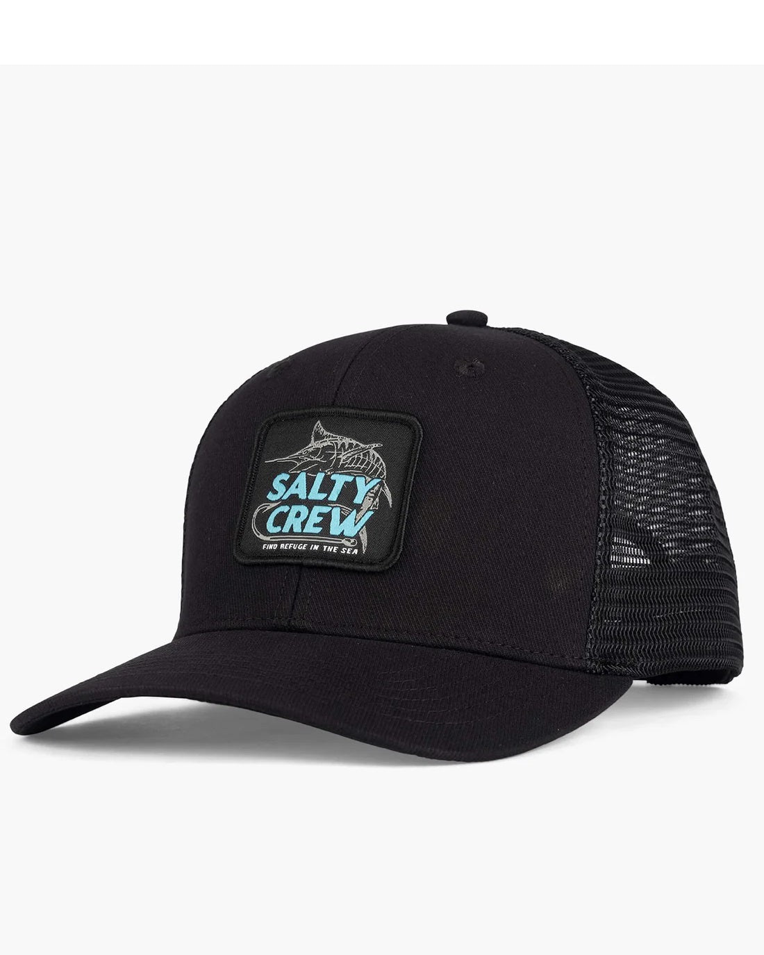 Salty Crew, Hook Up Twill Retro Trucker - Black, cappelli, Hook Up Twill Retro Trucker - Black