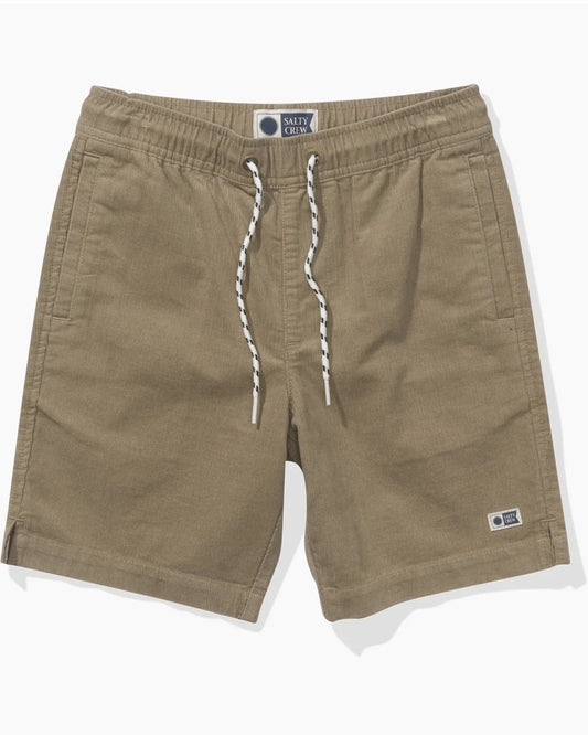 SALTY CREW, Kahuna Cord 19 Walkshort - Khaki, Bermuda, Kahuna Cord 19 Walkshort - Khaki