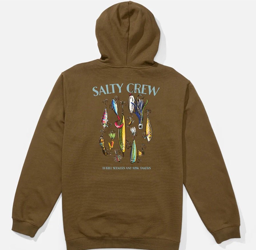 SALTY CREW, Lure Gear Fleece - Teak, felpe, Lure Gear Fleece - Teak