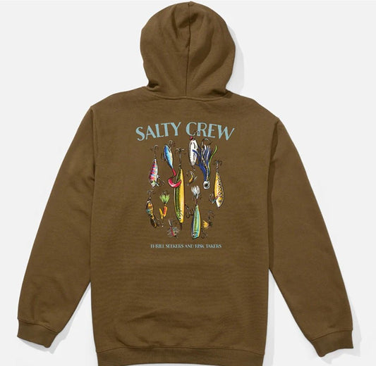 SALTY CREW, Lure Gear Fleece - Teak, felpe, Lure Gear Fleece - Teak