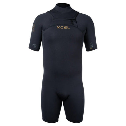 Xcel, Men's Comp + Short Sleeve Spring Wetsuit 2/1.5mm, mute, Men's Comp + Short Sleeve Spring Wetsuit 2/1.5mm