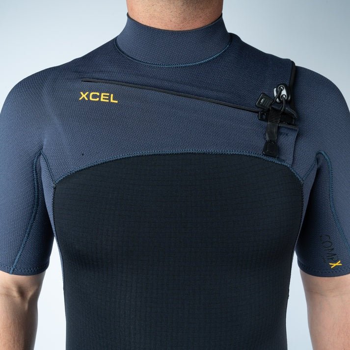 Xcel, Men's Comp X Short Sleeve Full Wetsuit 2mm, mute, Men's Comp X Short Sleeve Full Wetsuit 2mm