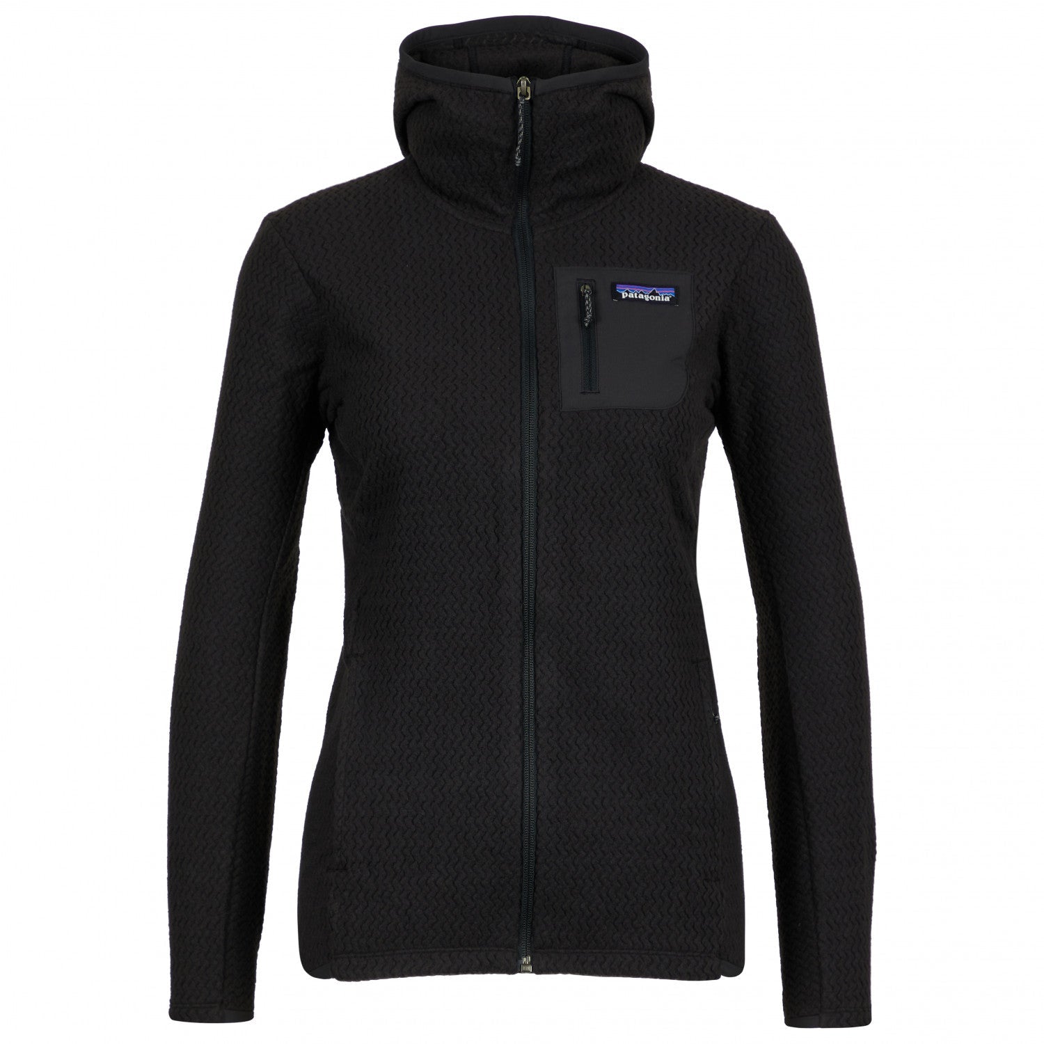 patagonia, Patagonia - Women's R1 Air Full - Zip Hoody BLK, felpe, Patagonia - Women's R1 Air Full - Zip Hoody BLK