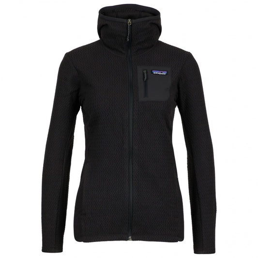 patagonia, Patagonia - Women's R1 Air Full - Zip Hoody BLK, felpe, Patagonia - Women's R1 Air Full - Zip Hoody BLK