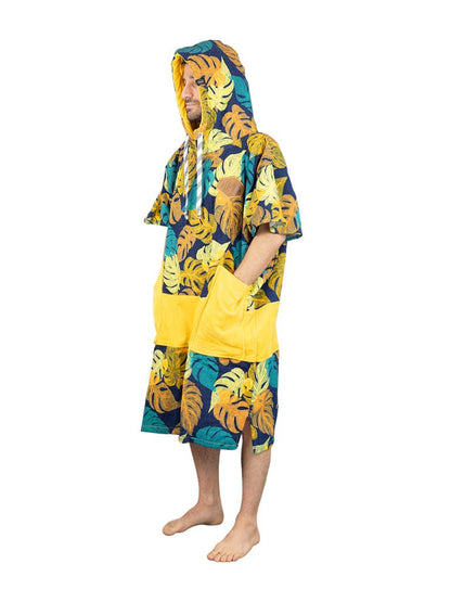 ALL IN, Poncho da surf, bagno e spiaggia – Uomo – Feuillage, poncho, Poncho da surf, bagno e spiaggia – Uomo – Feuillage